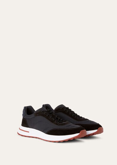 Loro Piana Week End Walk Sneaker Black