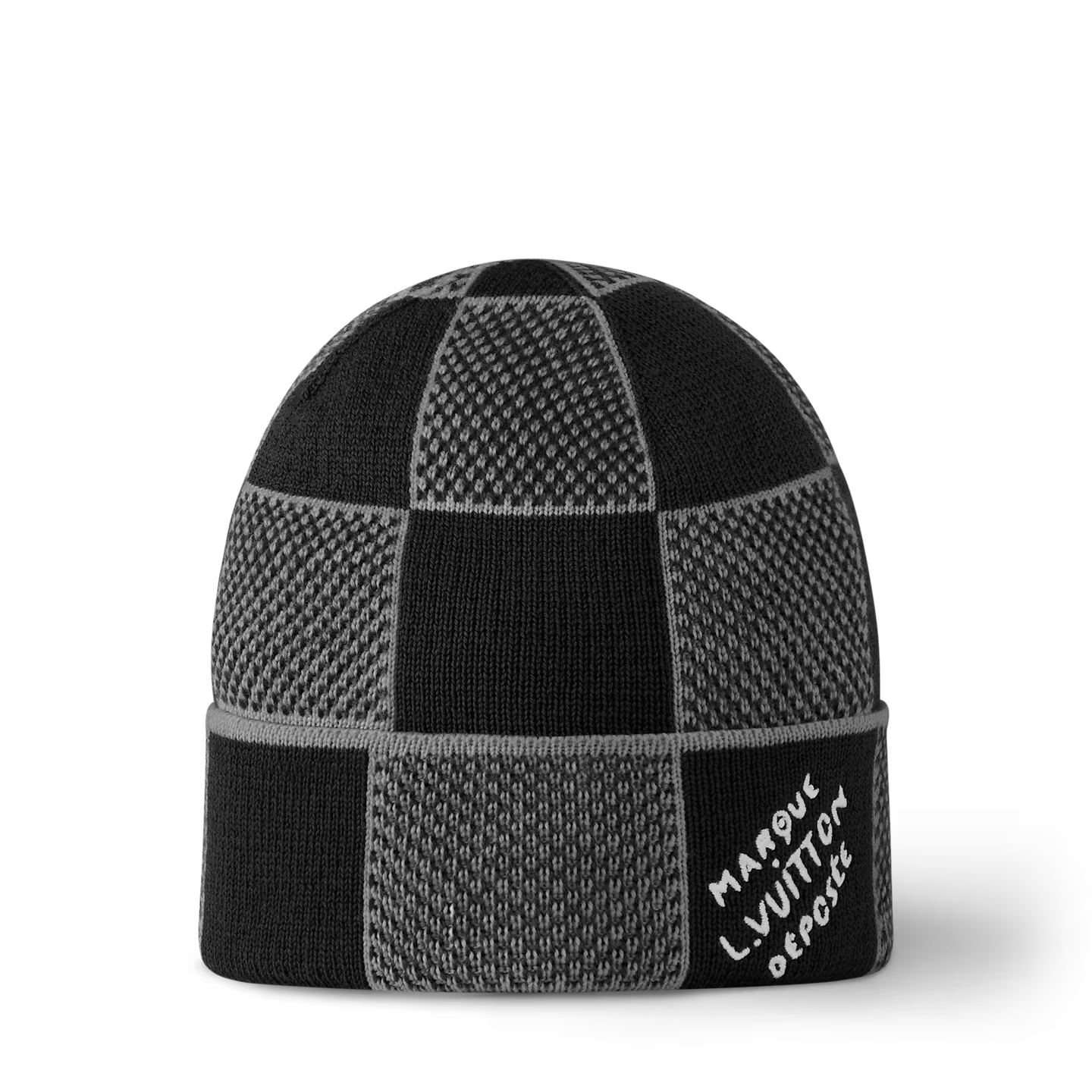 Louis Vuitton Damier Heritage Beanie Black