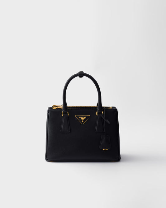Prada Galleria small Saffiano leather bag Black