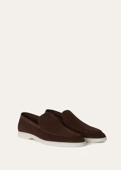Loro Piana Summer Walk Loafer Chocolate