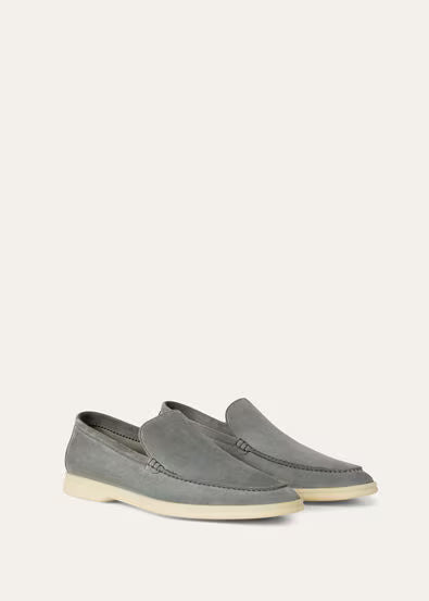 Loro Piana Summer Walk Loafer Gull Gray