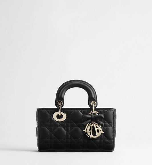 Dior Mini Lady D-Joy Bag Black Cannage Lambskin