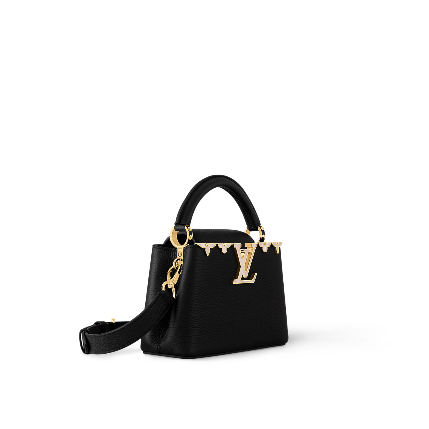 Louis Vuitton Capucines Mini Bag Black
