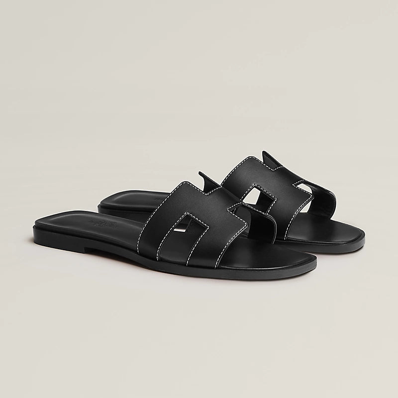 Hermès Oran Sandal Noir